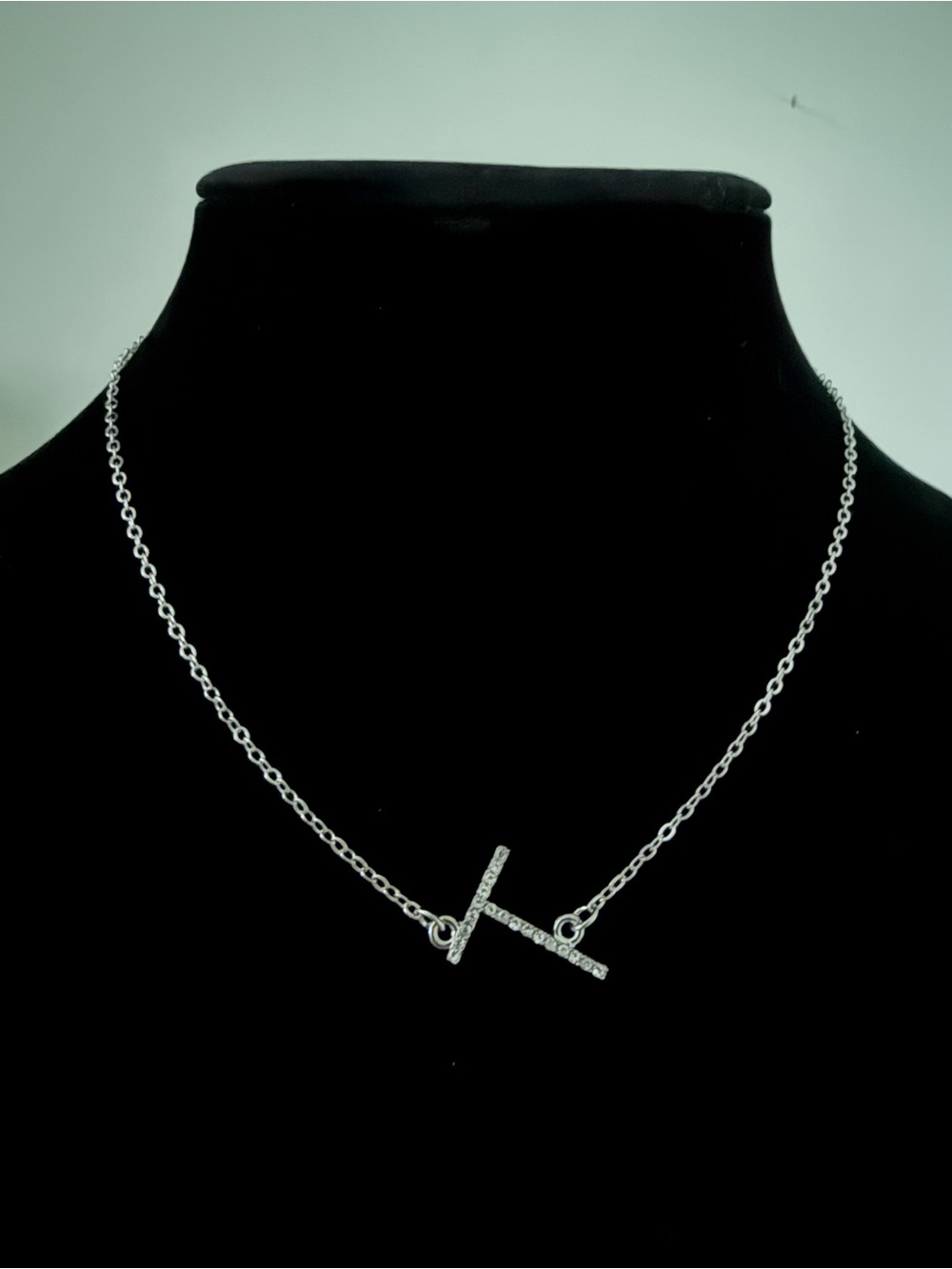 Paparazzi Initial T White Necklace